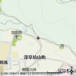 京都府京都市伏見区深草笹山町30周辺の地図
