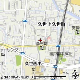 京都府京都市南区久世上久世町256周辺の地図