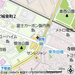愛知トヨタＥＡＳＴ　三河安城北店周辺の地図
