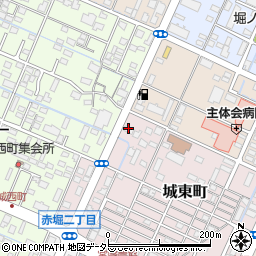 回転すしざんまい城東店周辺の地図