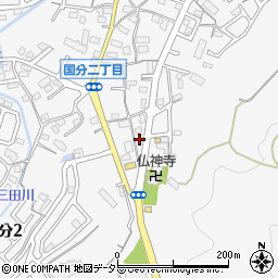 滋賀県大津市国分1丁目211周辺の地図