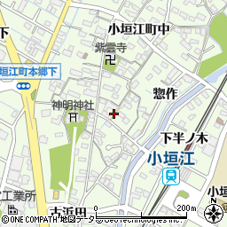 愛知県刈谷市小垣江町下75周辺の地図