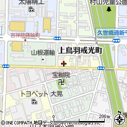 京都府京都市南区上鳥羽戒光町14周辺の地図