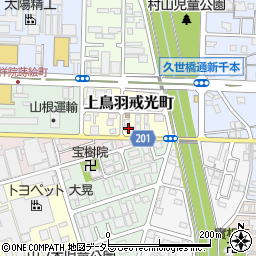 京都府京都市南区上鳥羽戒光町29周辺の地図