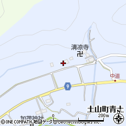 滋賀県甲賀市土山町青土875周辺の地図