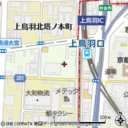 京都府京都市南区上鳥羽南塔ノ本町22周辺の地図