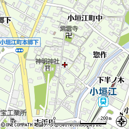 愛知県刈谷市小垣江町周辺の地図