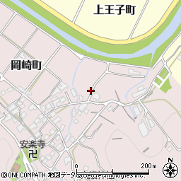 兵庫県西脇市岡崎町周辺の地図