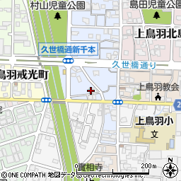 京都府京都市南区上鳥羽南村山町8周辺の地図