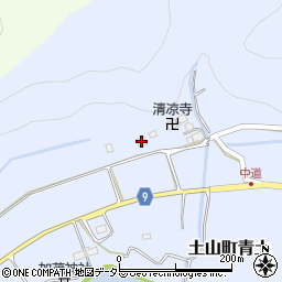 滋賀県甲賀市土山町青土872周辺の地図