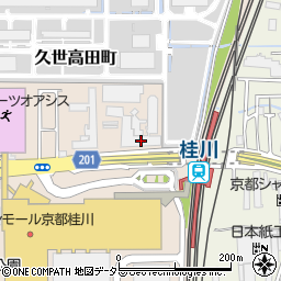 京都桂川つむぎの街グランスクエア周辺の地図
