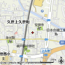 京都府京都市南区久世上久世町594周辺の地図