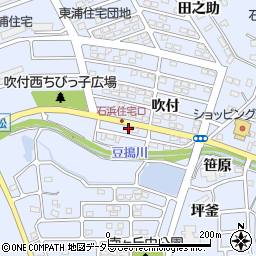 愛知県知多郡東浦町石浜吹付2-180周辺の地図
