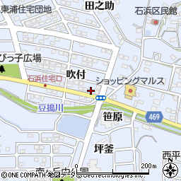 愛知県知多郡東浦町石浜吹付2-170周辺の地図
