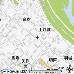 愛知県岡崎市矢作町周辺の地図