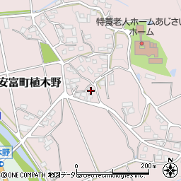 兵庫県姫路市安富町植木野349周辺の地図