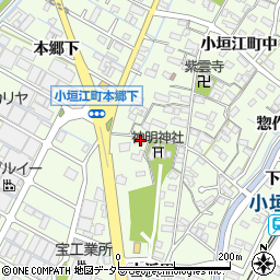 愛知県刈谷市小垣江町下53-1周辺の地図
