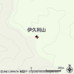 伊久利山周辺の地図