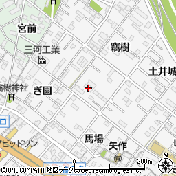愛知県岡崎市矢作町竊樹60周辺の地図