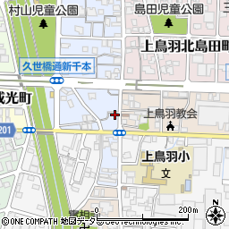 京都府京都市南区上鳥羽南村山町46周辺の地図