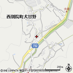 京都府亀岡市西別院町犬甘野円浄法2周辺の地図