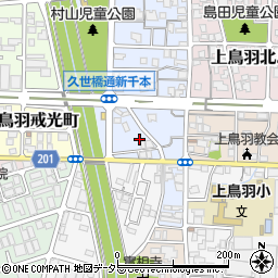 京都府京都市南区上鳥羽南村山町5周辺の地図