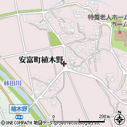 兵庫県姫路市安富町植木野512周辺の地図