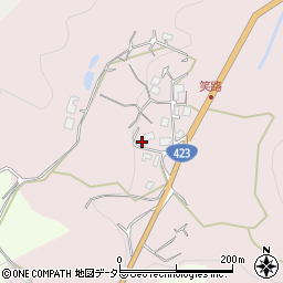 京都府亀岡市西別院町笑路（西畑）周辺の地図