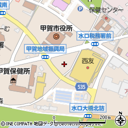 西友水口店駐車場周辺の地図