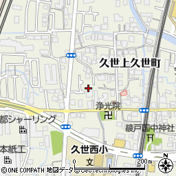 京都府京都市南区久世上久世町252周辺の地図