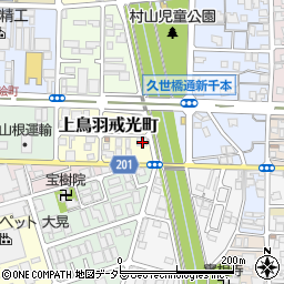 京都府京都市南区上鳥羽戒光町25周辺の地図