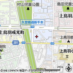 京都府京都市南区上鳥羽南村山町周辺の地図