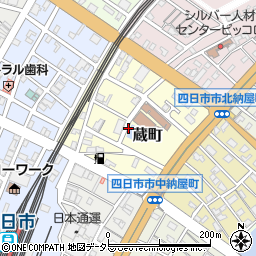 〒510-0045 三重県四日市市蔵町の地図