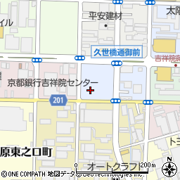 京都府京都市南区吉祥院池田南町周辺の地図