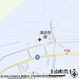 滋賀県甲賀市土山町青土864周辺の地図