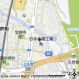 京都府京都市南区久世上久世町656周辺の地図
