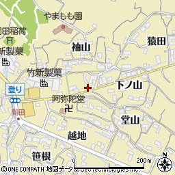 愛知県知多市岡田登り3周辺の地図