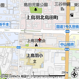 京都府京都市南区上鳥羽南島田町46周辺の地図