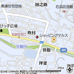 愛知県知多郡東浦町石浜吹付2-148周辺の地図