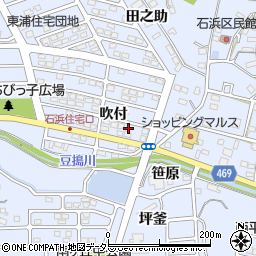 愛知県知多郡東浦町石浜吹付2-209周辺の地図