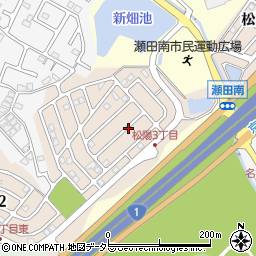 滋賀県大津市松陽周辺の地図