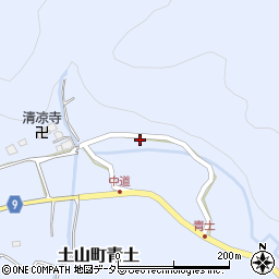 滋賀県甲賀市土山町青土790-1周辺の地図