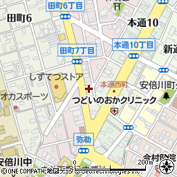 静岡県静岡市葵区本通西町33周辺の地図