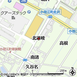 愛知県刈谷市小垣江町北諸峻周辺の地図