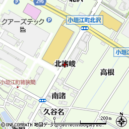 愛知県刈谷市小垣江町（北諸峻）周辺の地図
