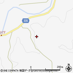 愛知県岡崎市大高味町篠立周辺の地図