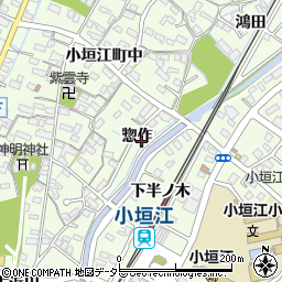 愛知県刈谷市小垣江町惣作15-4周辺の地図