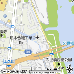 新川排水機場周辺の地図