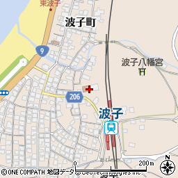 島根県江津市波子町イ-1272周辺の地図