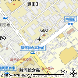 ペットショップＣｏｏ＆ＲＩＫＵ静岡ＳＢＳ通り店周辺の地図